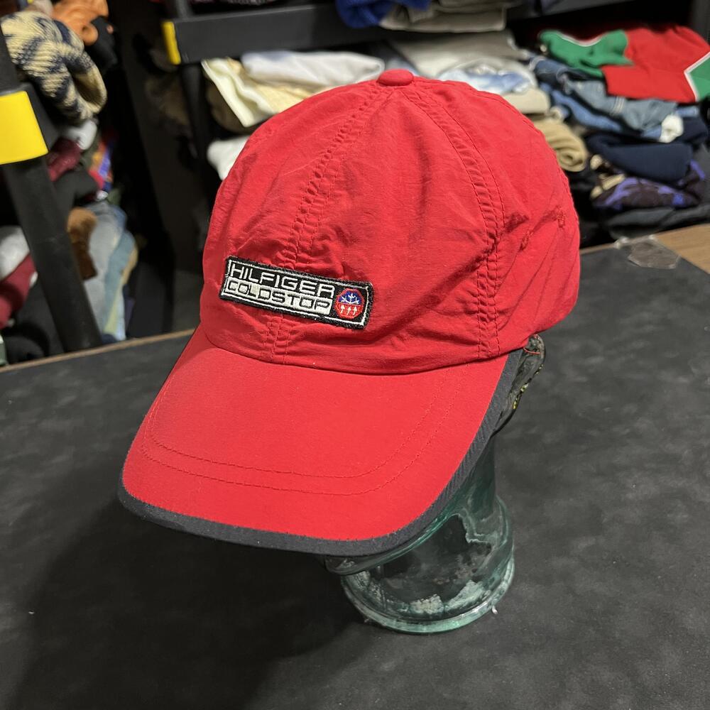 Tommy Hilfiger Hat 5 panel Cap Lotus F1 Strap Back AW84 Coldstop 90s Racing